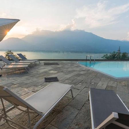 Magic Lake View With Beautiful Pool Area Bellano Exteriör bild