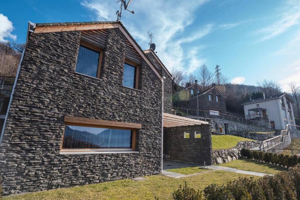 Magic Lake View With Beautiful Pool Area Bellano Exteriör bild