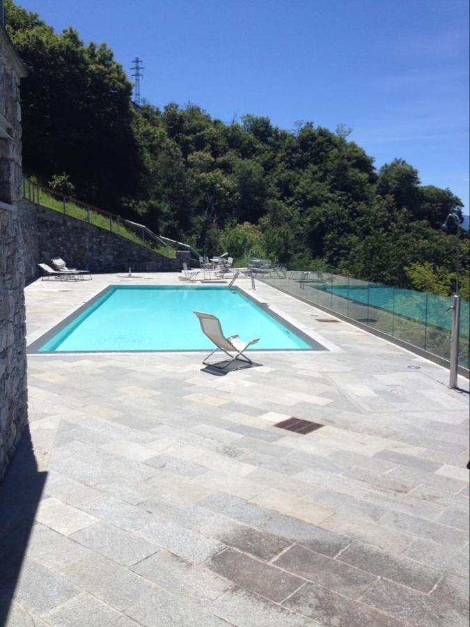 Magic Lake View With Beautiful Pool Area Bellano Exteriör bild