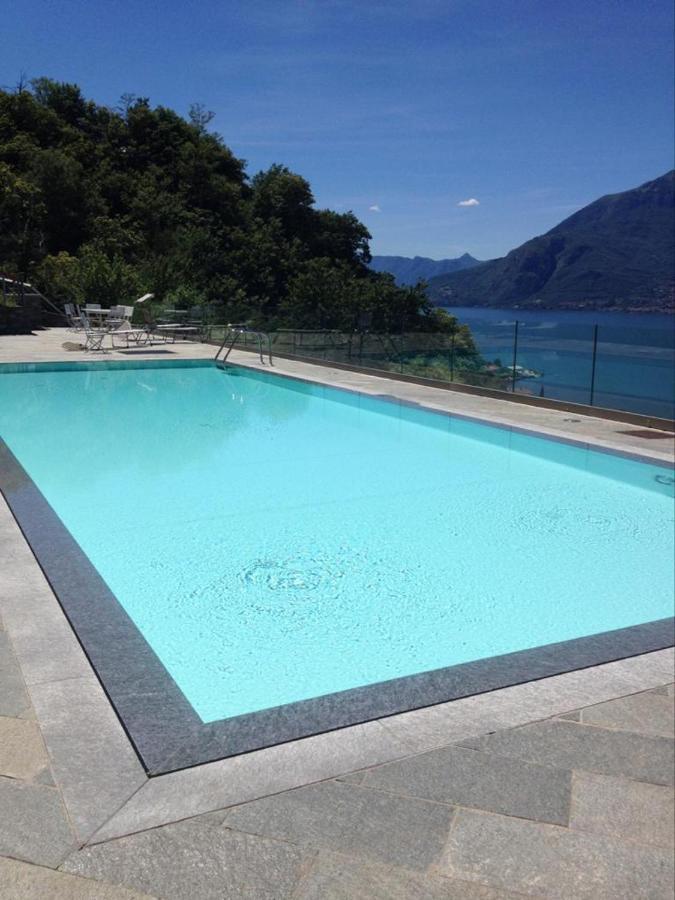Magic Lake View With Beautiful Pool Area Bellano Exteriör bild